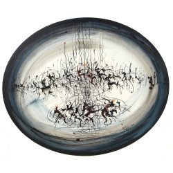 Michel COSTIOU (XX-XXI) "Danse", acryliq