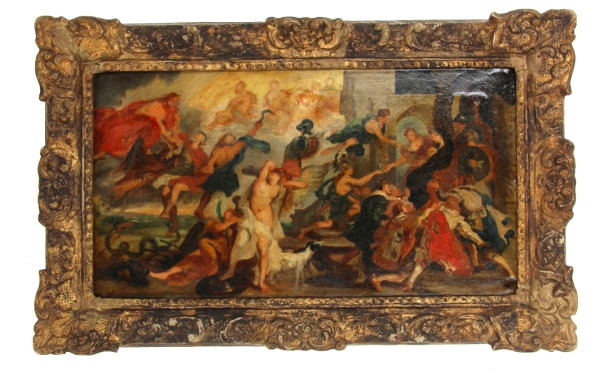 Ecole XIXème d'après RUBENS "L'apothéose