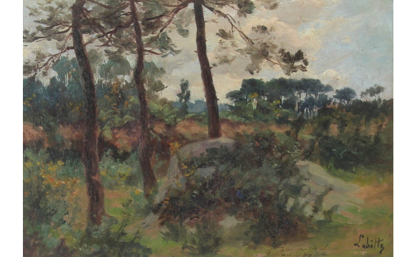 Eugène Léon LABITTE (1858-1937) "Paysage