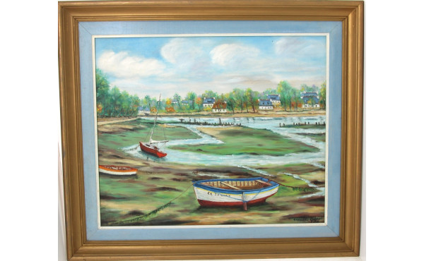 Gabriel CARADEC (1920-2004) "Environs de