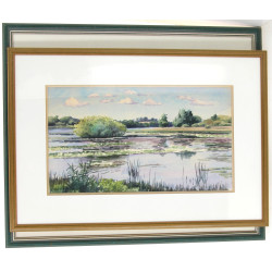 C. VAN DE WALLE (Xxè-XXIè) - Deux aquare