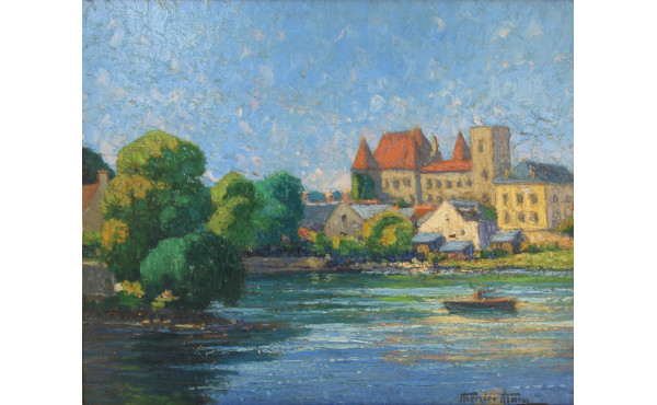 Mary MERCIER (Xxème) "Château de Nemours