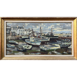 Jean-Louis LE TOULLEC (1908-1999) "Port 