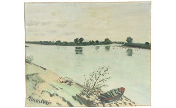 Paul NASSIVET (1904-1977) "Paysage à la 