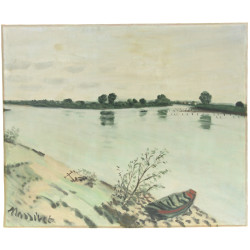 Paul NASSIVET (1904-1977) "Paysage à la 