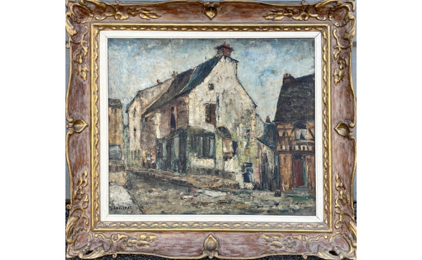 Georges BALLERAT (1902-2000) "Rue aux vi