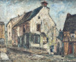 Georges BALLERAT (1902-2000) "Rue aux vi