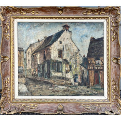 Georges BALLERAT (1902-2000) "Rue aux vi