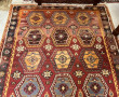 KILIM - Important tapis Kilim en laine, 