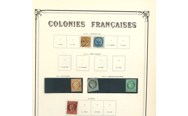 COLONIES FRANCAISES CLASSIQUES et OCCUPA