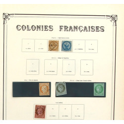 COLONIES FRANCAISES CLASSIQUES et OCCUPA