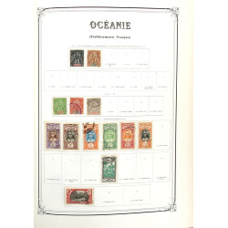 TOM - Classeur d'env 480 TP oblitérés su