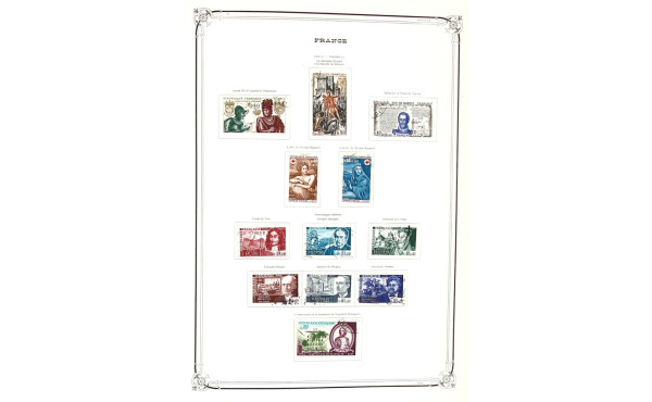 FRANCE - Classeur YT de TP oblitérés 196