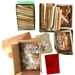 Sac de vrac avec et sans fragments, feui