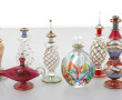 8 flacons de parfum en verre soufflé vén