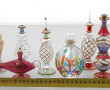 8 flacons de parfum en verre soufflé vén