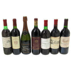 Lot de 7 bouteilles: - 1 B LAROSE TRINT