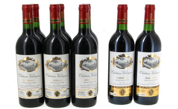 8 B BORDEAUX Ch Valvignes (6 de 1999 et 