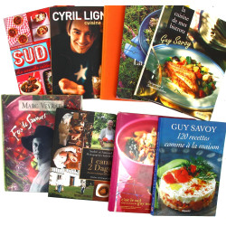 Lot de livres de cuisine