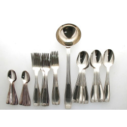 CHRISTOFLE - Ménagère en métal argenté c