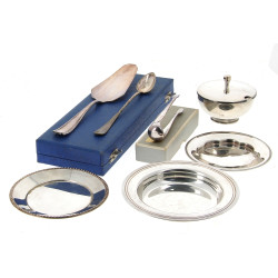 Lot de métal argenté : pelle à tarte Bou