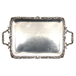 ERCUIS - Petit plateau à anses en métal 