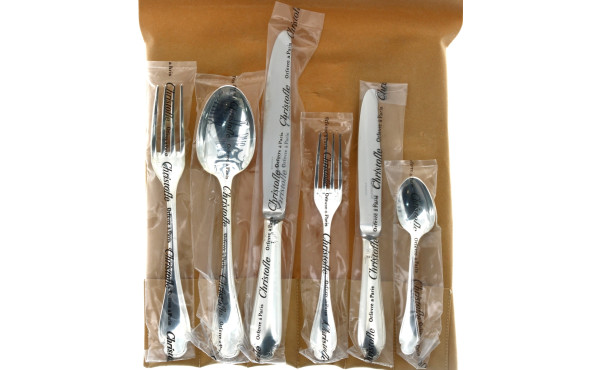 CHRISTOFLE Modèle "Pompadour" - Couvert 