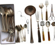Lot de couverts en métal argenté déparei