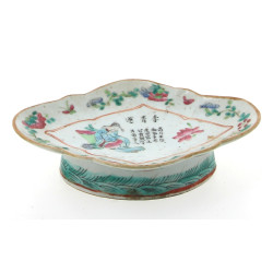 CHINE XIXème - Petite coupe sur talon en