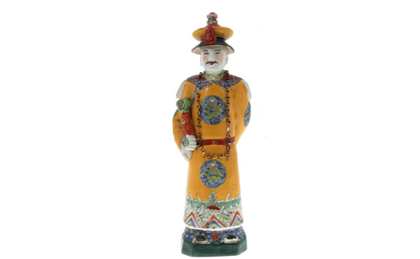 CHINE - Grand dignitaire en porcelaine p