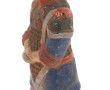 Statuette chinoise en terre cuite polych