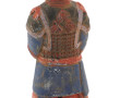 Statuette chinoise en terre cuite polych