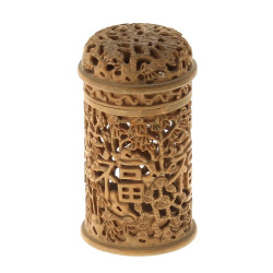 CHINE XIXème - Boîte à grillons de forme