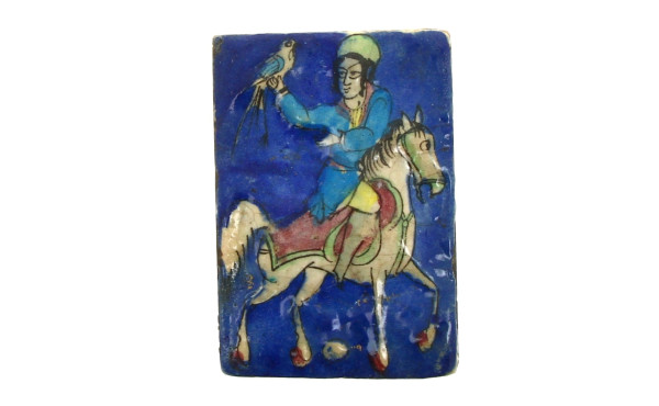 Carreau ancien en céramique dans le goût