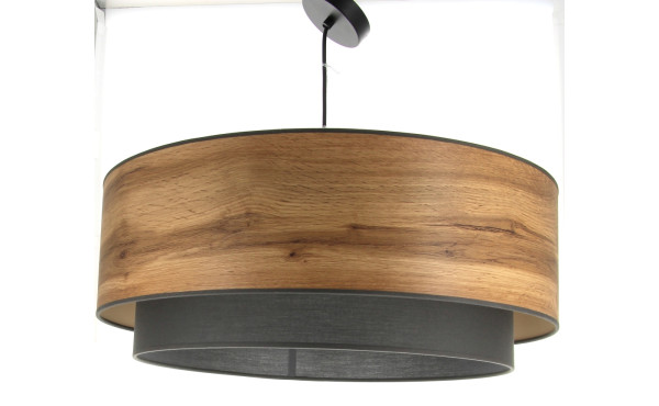 Suspension moderne à double abat-jour, l