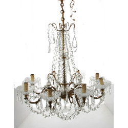 Suspension à 8 bras de lumière et pampil