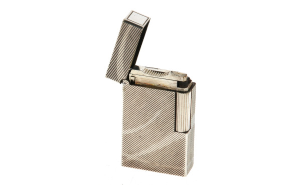 DUPONT - Briquet en métal argenté, H 5,8