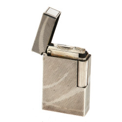 DUPONT - Briquet en métal argenté, H 5,8