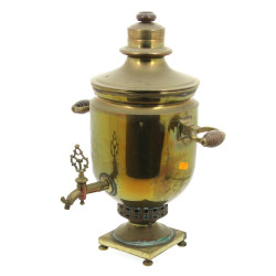 Samovar russe en laiton, H 47 cm (petits