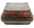 Grand coffret en bois et métal, origine 