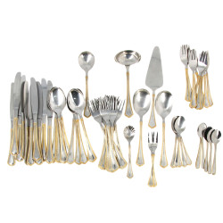 ROSTFREI - Ménagère en inox rehaussé de 