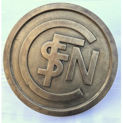 SNCF - Plaque frontale de locomotive dia