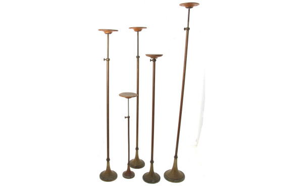 5 supports à chapeaux anciens extensible