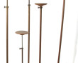 5 supports à chapeaux anciens extensible