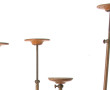5 supports à chapeaux anciens extensible