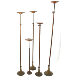 5 supports à chapeaux anciens extensible