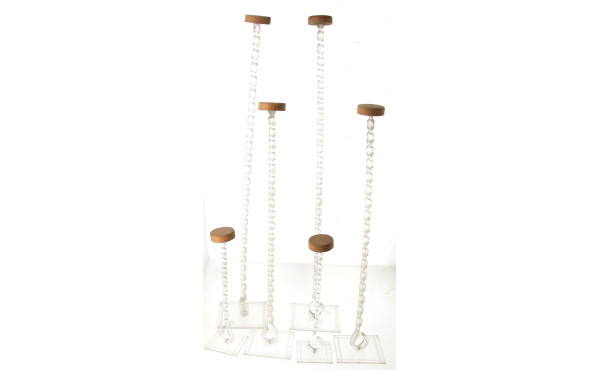 CHAPELLERIE - Lot de 6 support à chapeau