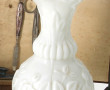 Lampe de bureau ancienne en laiton : on 