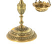 Petite lampe à huile ancienne en bronze 