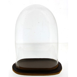 Globe ancien en verre (H 35,5 x L 24,5 x